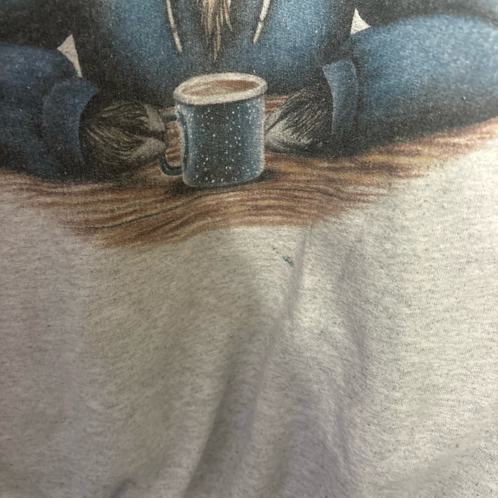 Gray Moose Graphic women’s Sweater - Picture 3 of 6